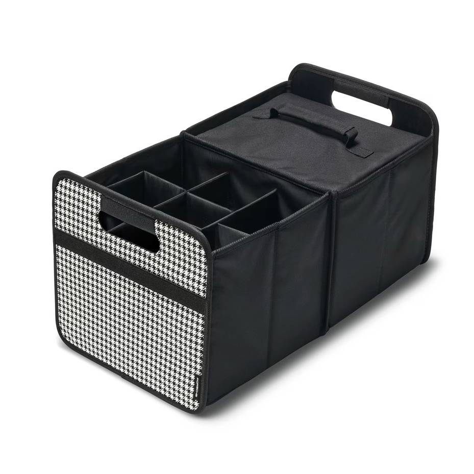 Porsche Complete Set Of Foldable Luggage Compartment Box - Heritage Design (Pepita)