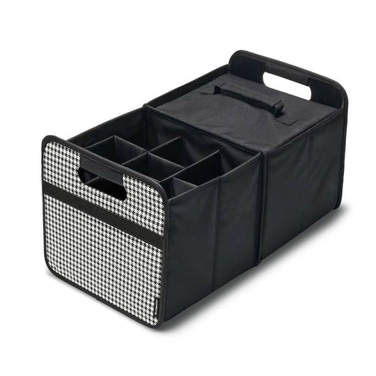 Porsche Complete Set Of Foldable Luggage Compartment Box - Heritage Design (Pepita)