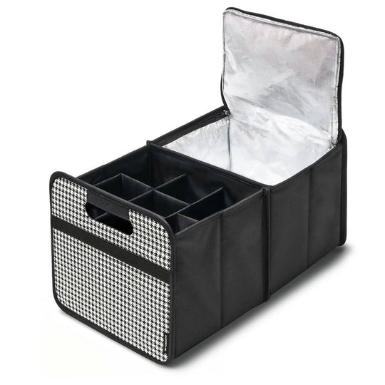 Porsche Complete Set Of Foldable Luggage Compartment Box - Heritage Design (Pepita)