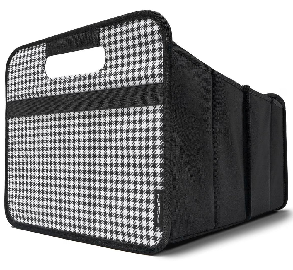 Porsche Complete Set Of Foldable Luggage Compartment Box - Heritage Design (Pepita)