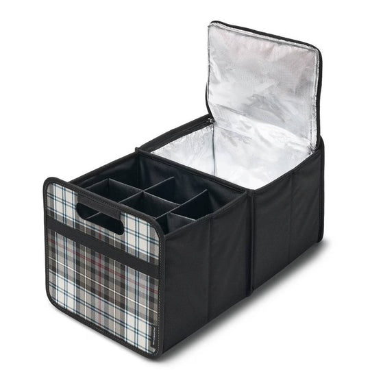 Porsche Complete Set Of Foldable Luggage Compartment Box - Heritage Design (Turbo 50 tartan)