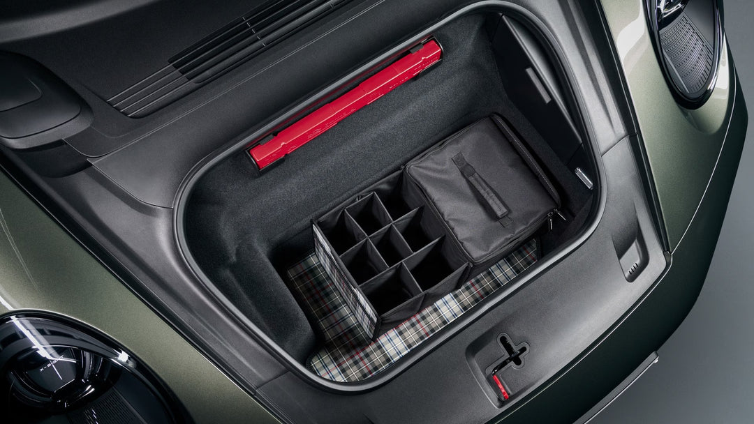 Porsche Complete Set Of Foldable Luggage Compartment Box - Heritage Design (Turbo 50 tartan)