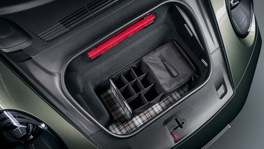 Porsche Complete Set Of Foldable Luggage Compartment Box - Heritage Design (Turbo 50 tartan)