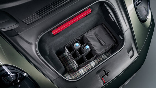Porsche Complete Set Of Foldable Luggage Compartment Box - Heritage Design (Turbo 50 tartan)