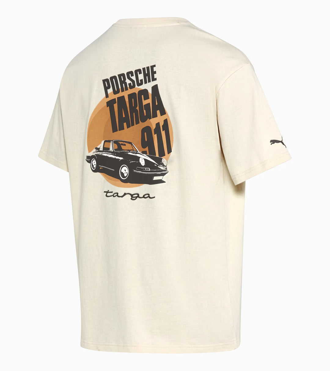 Porsche x Puma Unisex Beige T-shirt – 911 Targa 60Y