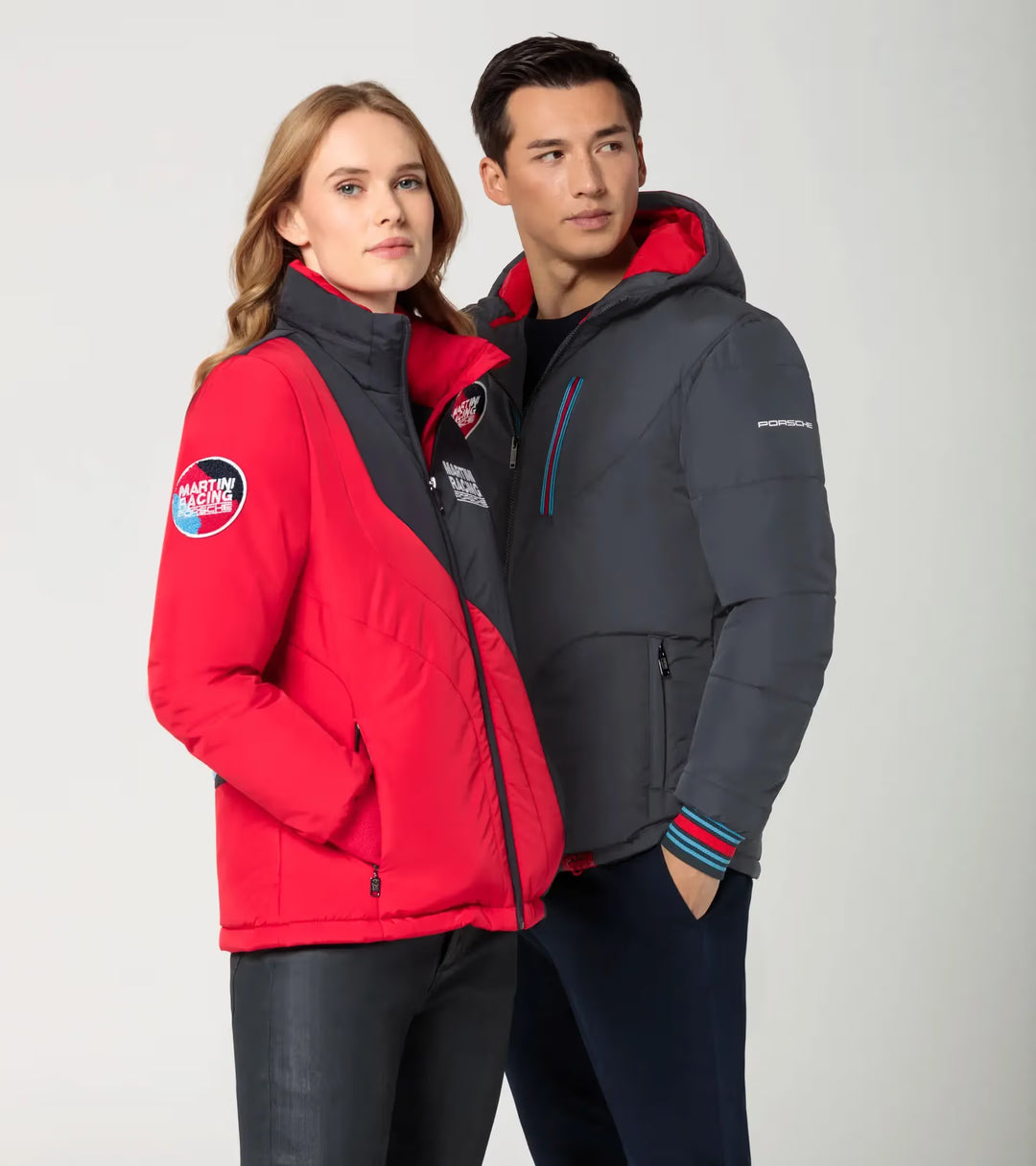 Porsche Quilted Jacket (Blue) – Martini Racing