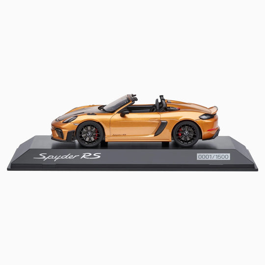 Porsche 718 Spyder RS (982) Nodrisch Gold 1:43 Scale Model Car - Limited Edition