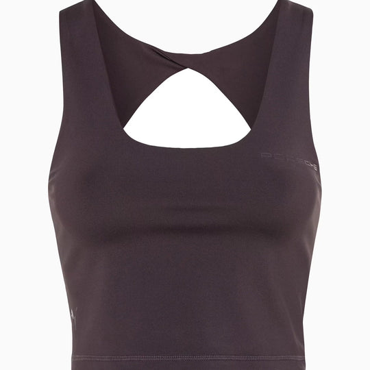 Porsche Crop Top Tank Top (Bramble) Blackberry- Yoga Capsule