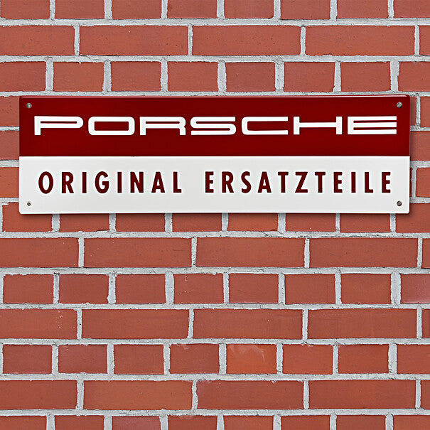 Porsche Enamel sign - "ORIGINAL ERSATZTEILE"