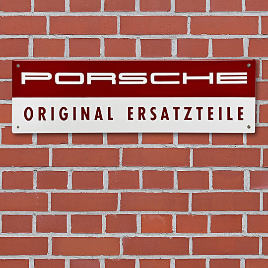 Porsche Enamel sign - "ORIGINAL ERSATZTEILE"