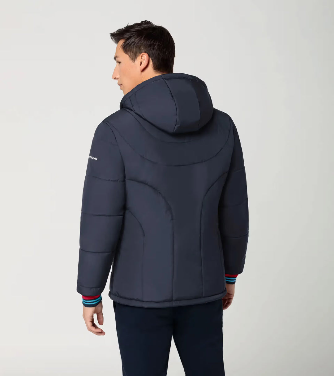 Porsche Quilted Jacket (Blue) – Martini Racing