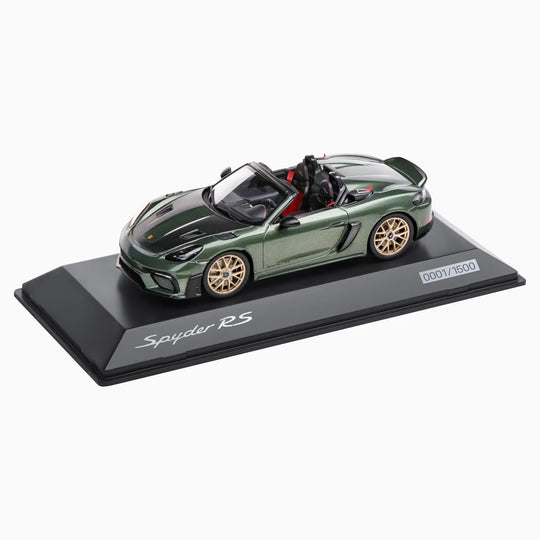 Porsche 718 Spyder RS (982) Oak Green 1:43 Scale Model Car - Limited Edition