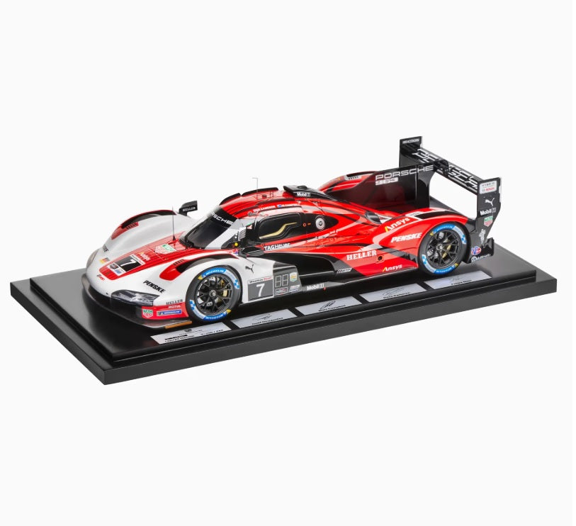 Porsche 963 (Black/Red) 1:18 Scale Model Car