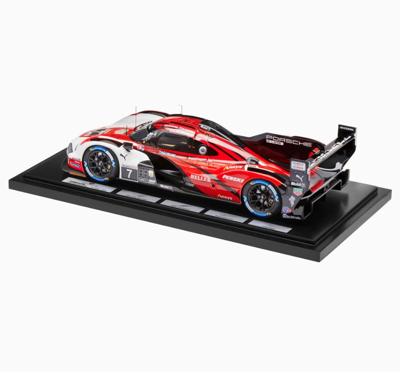 Porsche 963 (Black/Red) 1:18 Scale Model Car