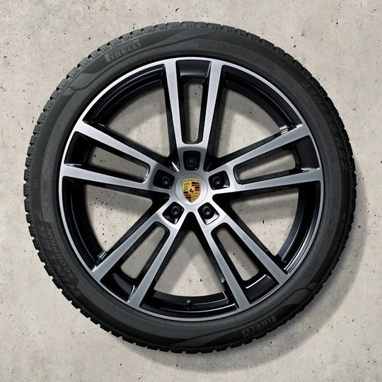 22" Cayenne E3 II Sport Design winter set - Black/Silver