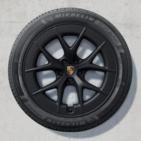 21" Cayenne E4 RS Spyder Design winter set - Black (satin-gloss)