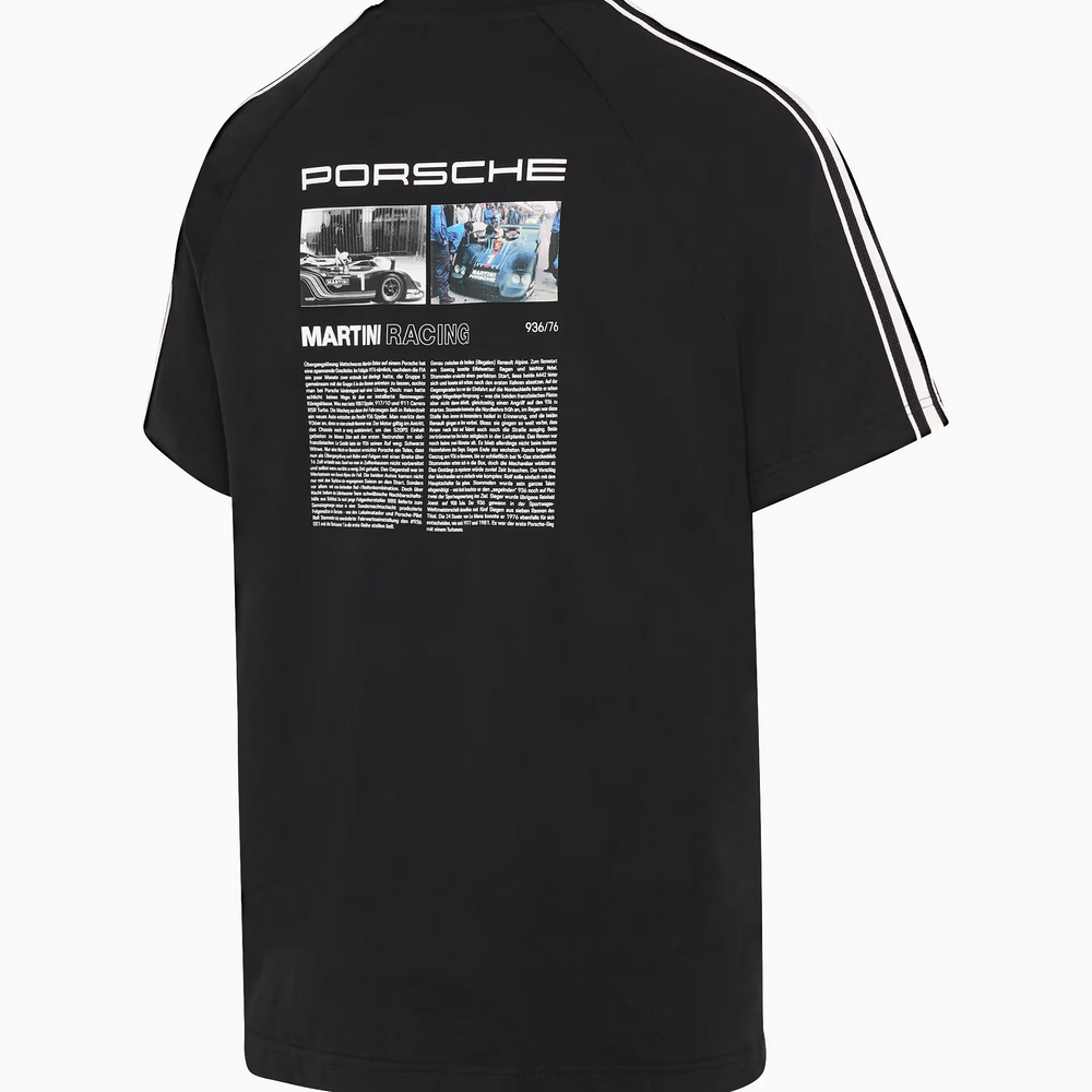 Porsche Men's 936 Spyder T-Shirt (Striped) - Martini Racing