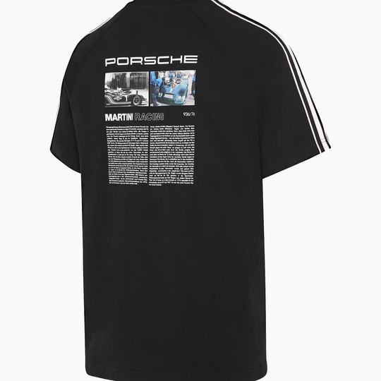 Porsche Men's 936 Spyder T-Shirt (Striped) - Martini Racing