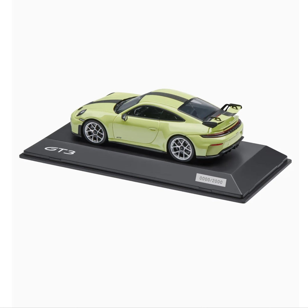 Porsche 911 GT3 (992.2) , 1:43 Scale Model Car - Cartagena Yellow Metallic