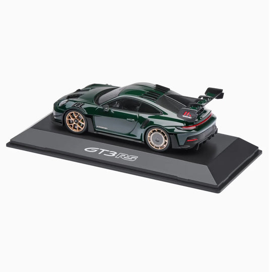 Porsche 911 GT3 RS (992) W/Manthey Kit, 1:43 Scale Model Car - Brewster Green