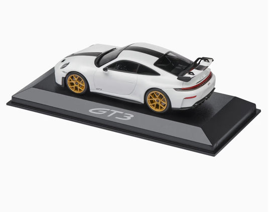 Porsche 911 GT3 (992.2) 1:43 Scale Model Car - White