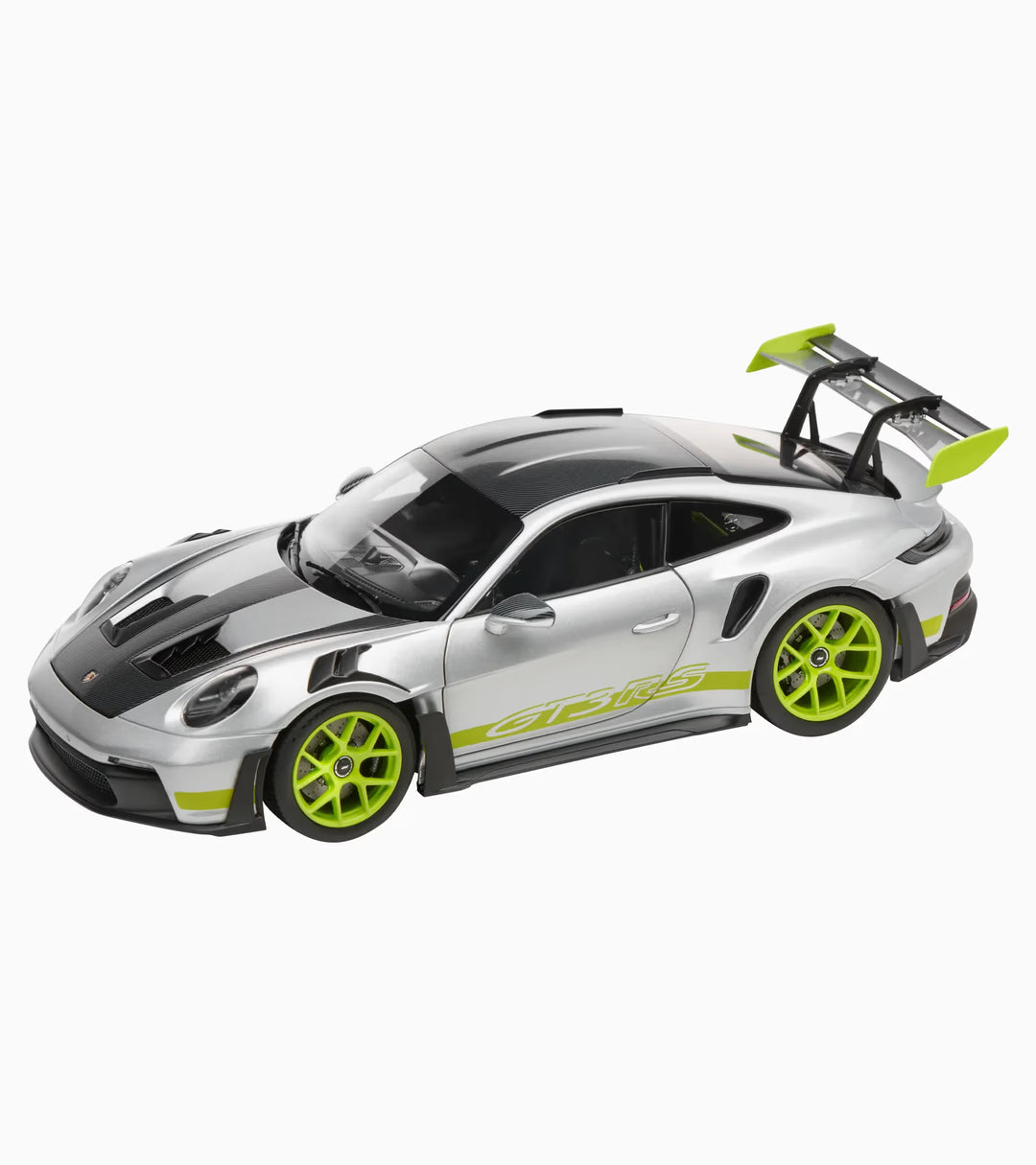 Porsche Openable 911 GT3 RS (992) 1:18 Scale - GT Silver