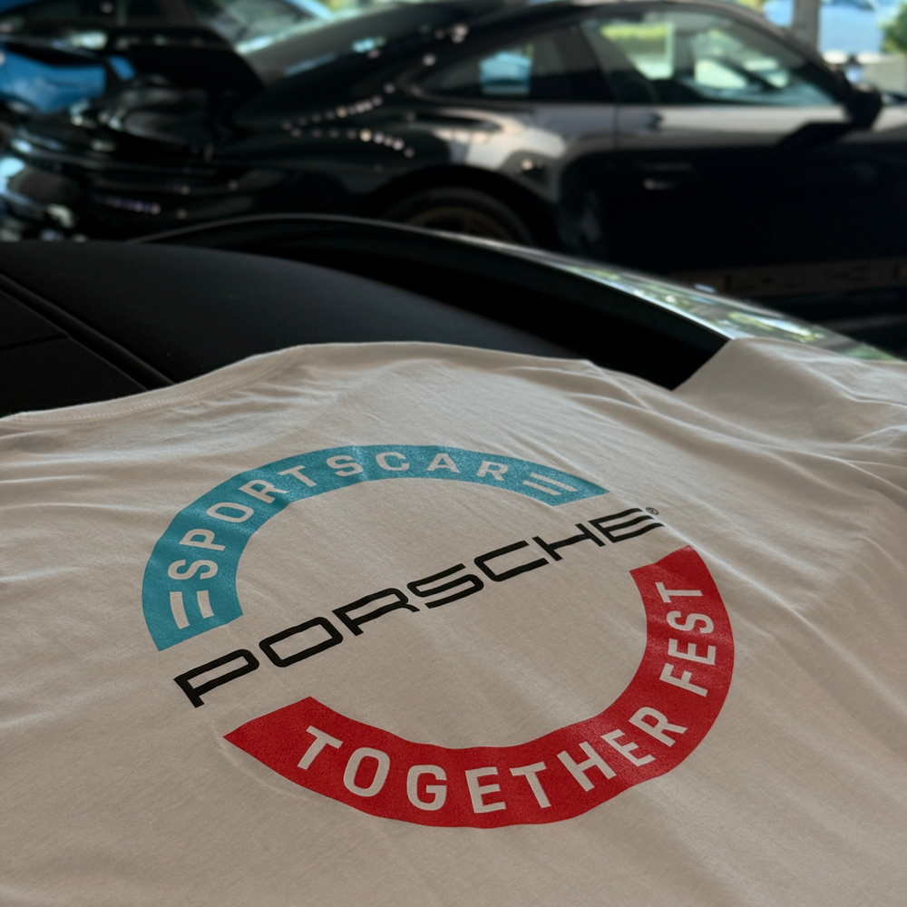 Porsche Men's T-Shirt (White) - Sportscar Together