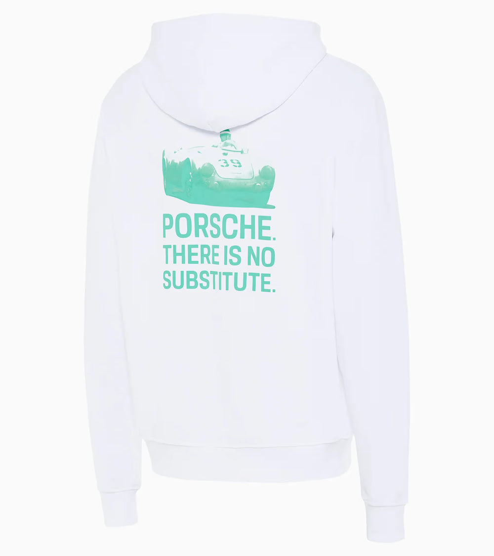 Porsche Men's Hoodie (White) - There Is No Substitute