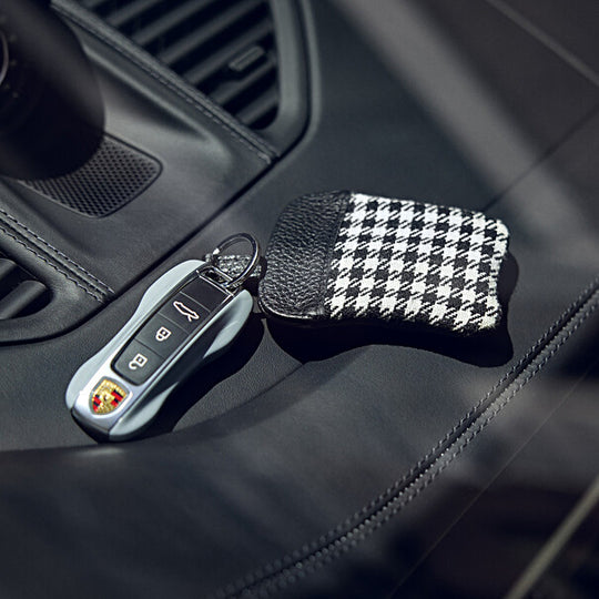Porsche Classic Key Pouch W/ Embossed Porsche Crest