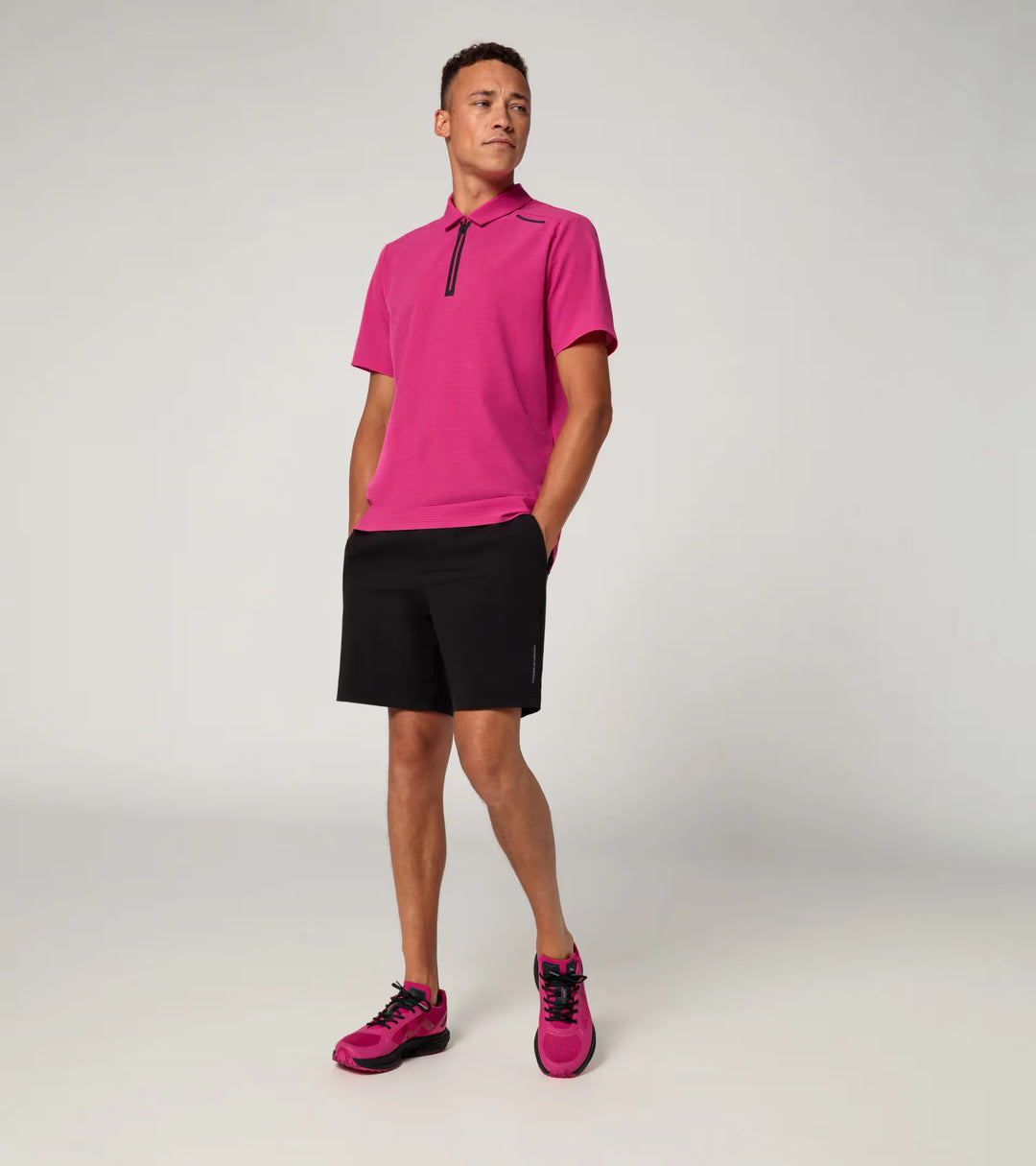 Porsche Design Men's Active Polo Shirt - Pink