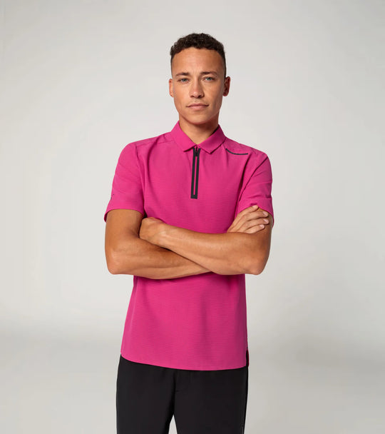 Porsche Design Men's Active Polo Shirt - Pink