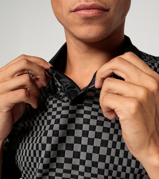 Porsche Design Men's Polo Shirt - Jacquard