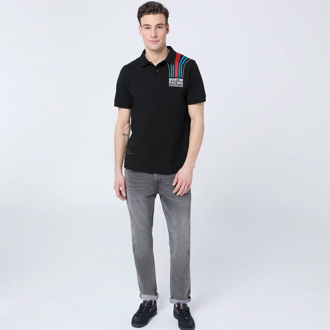 Porsche Men's 936 Spyder Polo Shirt - Martini Racing