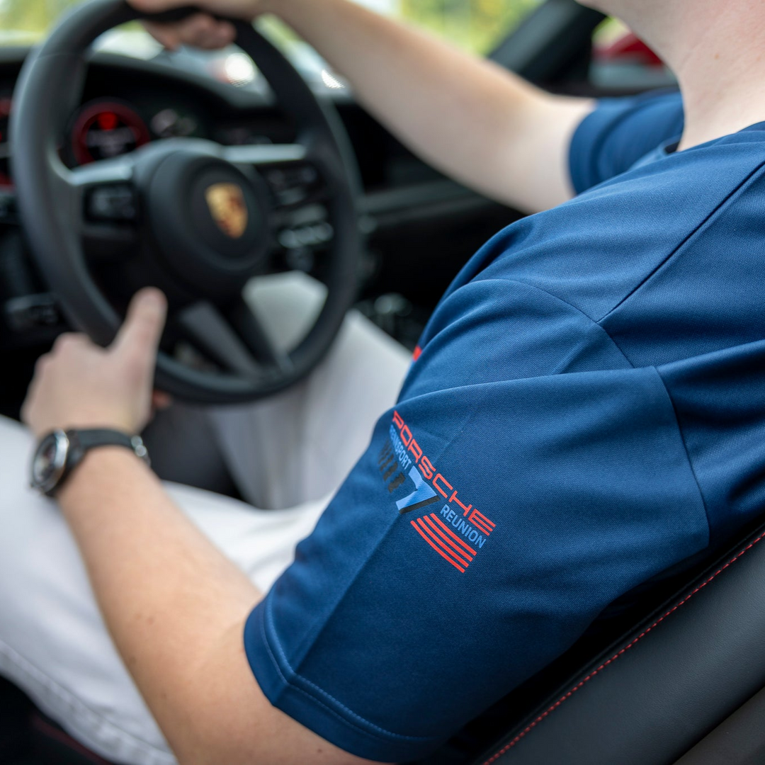 Porsche Men's PU T-Shirt - Rennsport Reunion 7