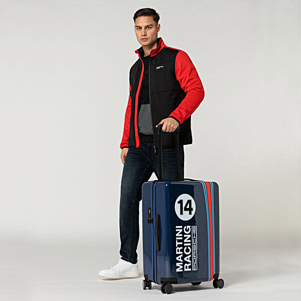 Porsche Hardcase Trolley Luggage, Martini Racing - Medium