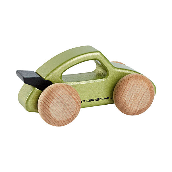 Porsche Kids 911 Wooden Car - Cartagena Yellow Metallic