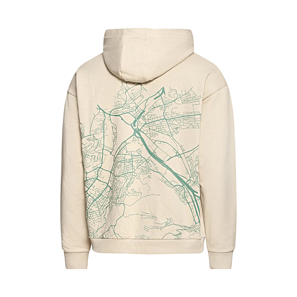 Porsche Unisex Hoodie (Beige) - Cayenne Electric Urban