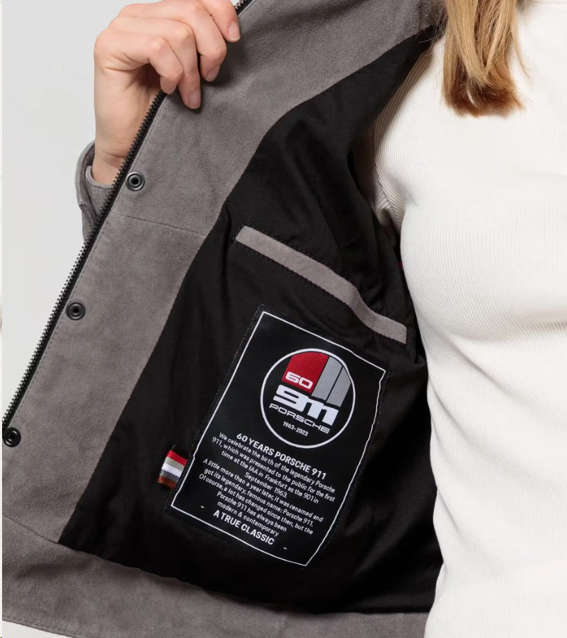 Porsche Women's Leather Jacket , Limited Edition - 60 Years Of 911