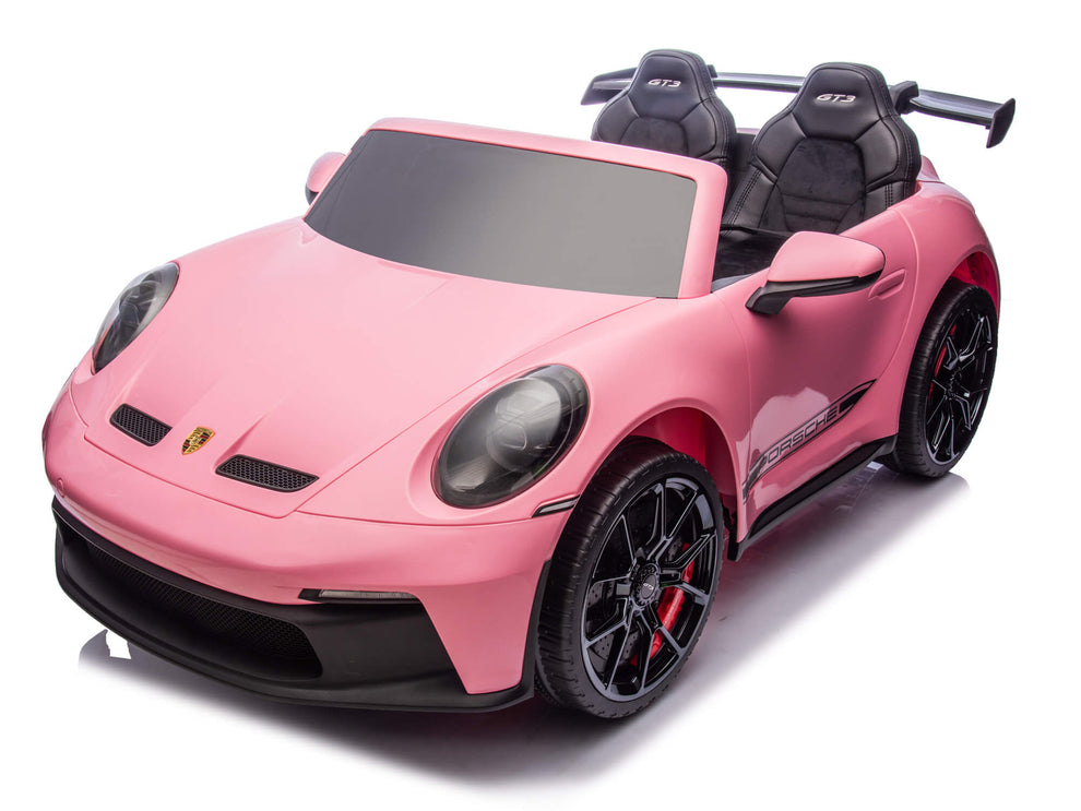 24V Porsche 911 GT3 Kids 2-Seater Ride On Car - Pink