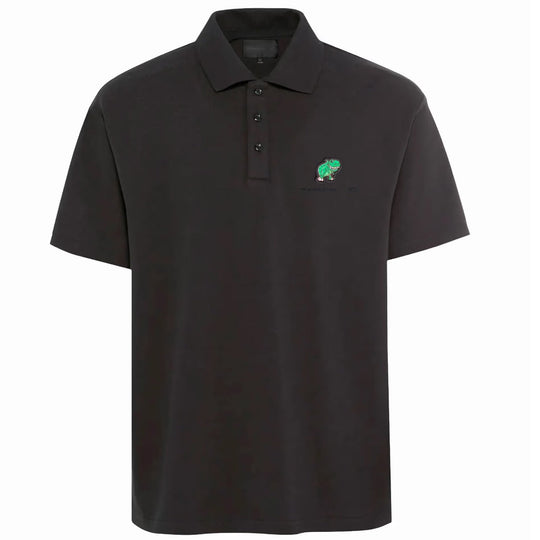 Porsche Men's Polo Shirt (Black) - AO Racing