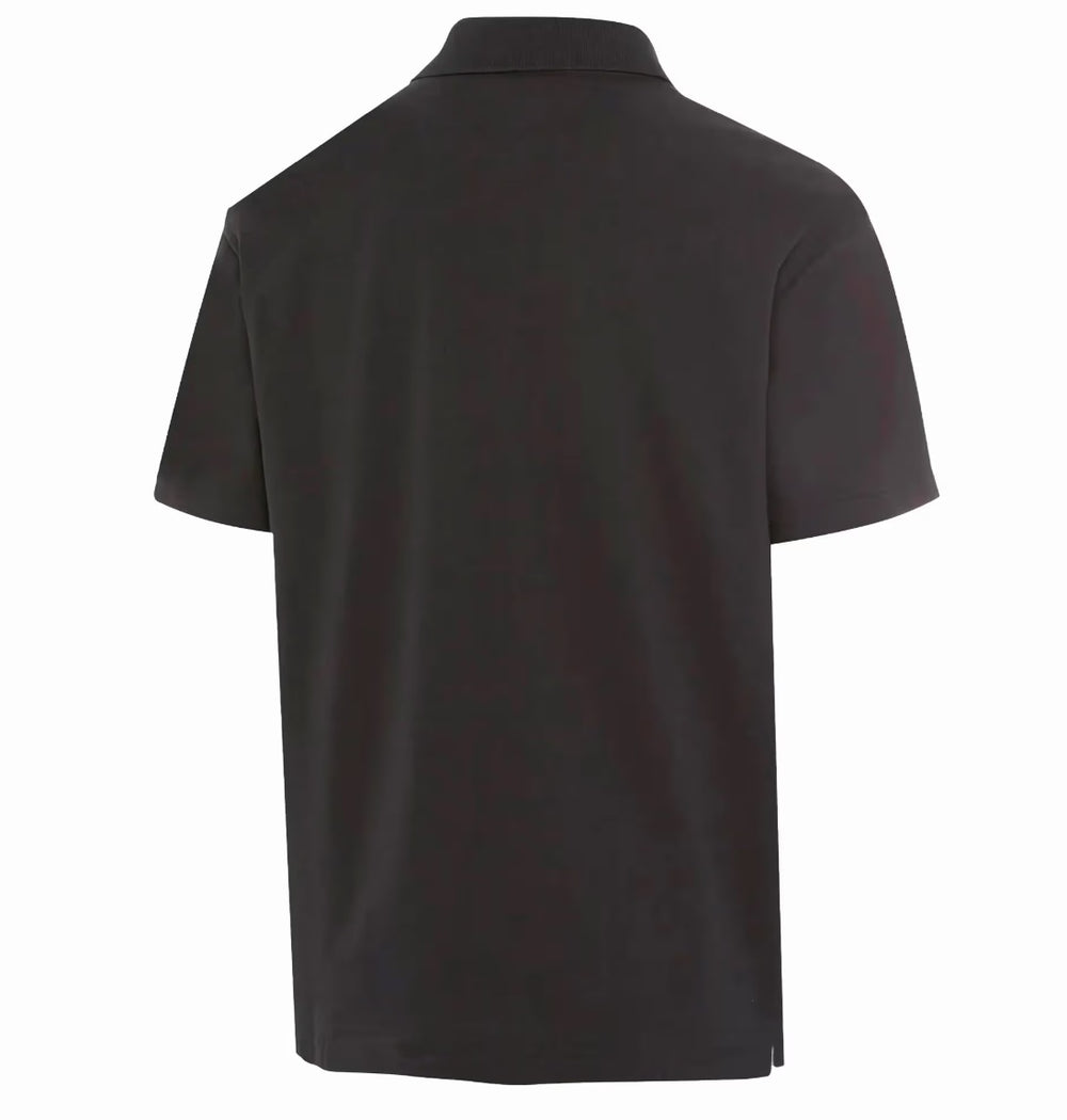 Porsche Men's Polo Shirt (Black) - AO Racing