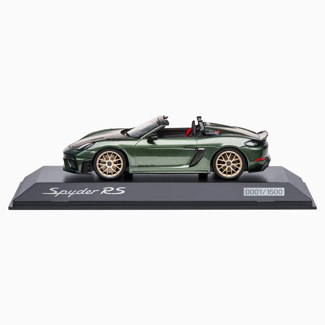 Porsche 718 Spyder RS (982) Oak Green 1:43 Scale Model Car - Limited Edition