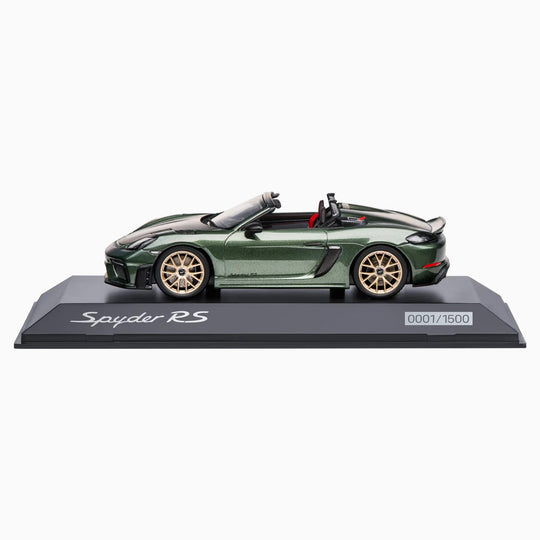 Porsche 718 Spyder RS (982) Oak Green 1:43 Scale Model Car - Limited Edition