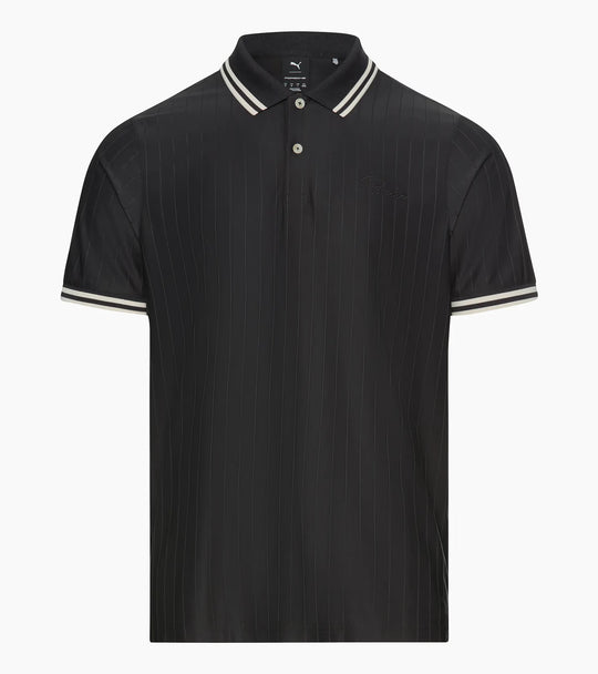 Porsche x Puma Men's Black Polo Shirt - 911 Targa 60Y