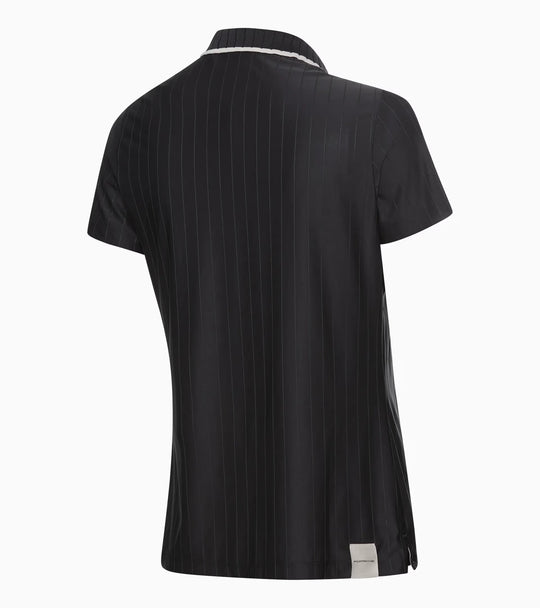 Porsche x Puma Women's Black Polo Shirt - 911 Targa 60Y