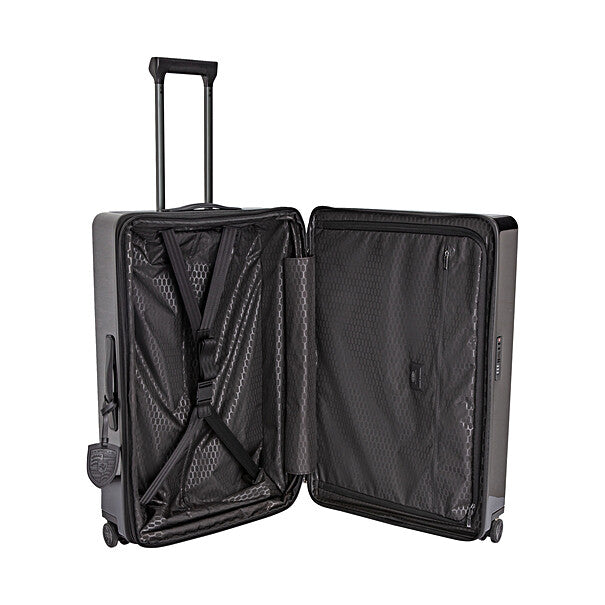 Porsche Roadster Hardcase Trolley, Black Metallic - Large