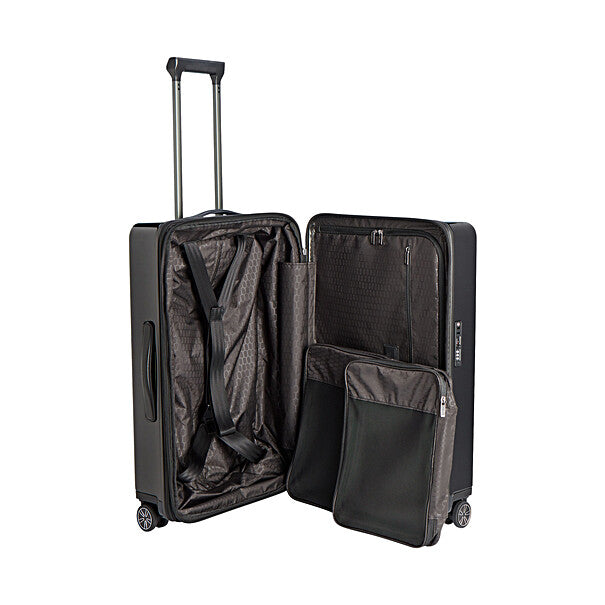 Porsche Roadster Hardcase Trolley, Black Metallic - Medium