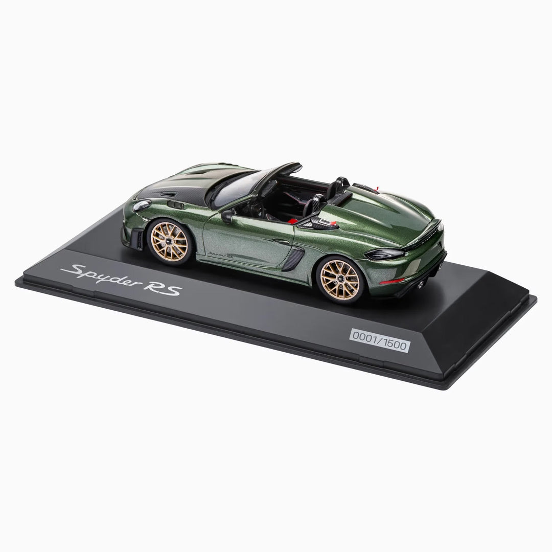 Porsche 718 Spyder RS (982) Oak Green 1:43 Scale Model Car - Limited Edition