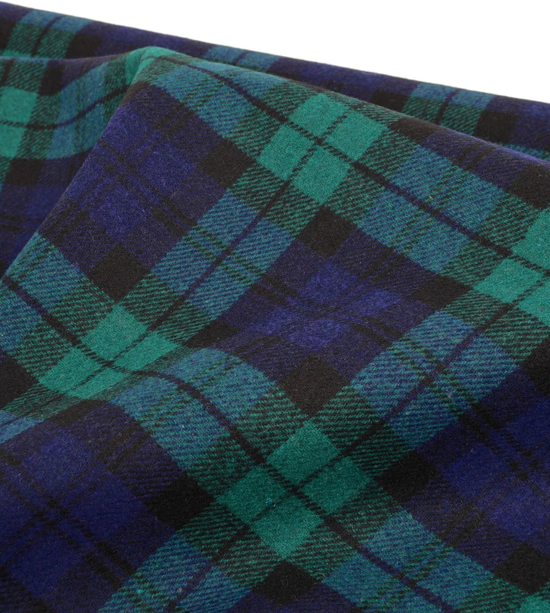 Porsche Tartan Fabric (Green/Blue) - “Black Watch”