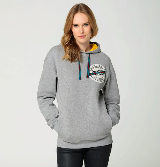 Porsche Hoodie Sweater (Grey) - Martini Racing